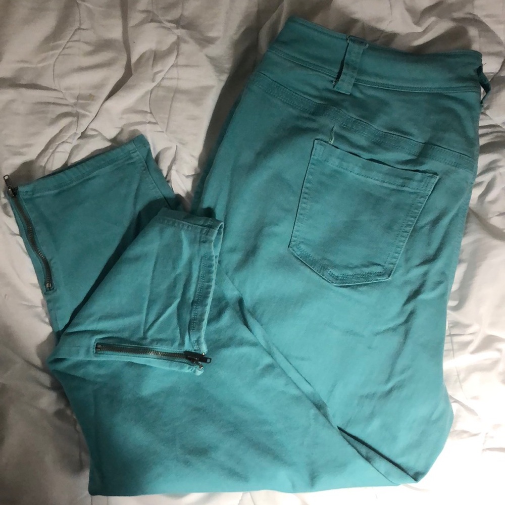 Teal Ankle Pant